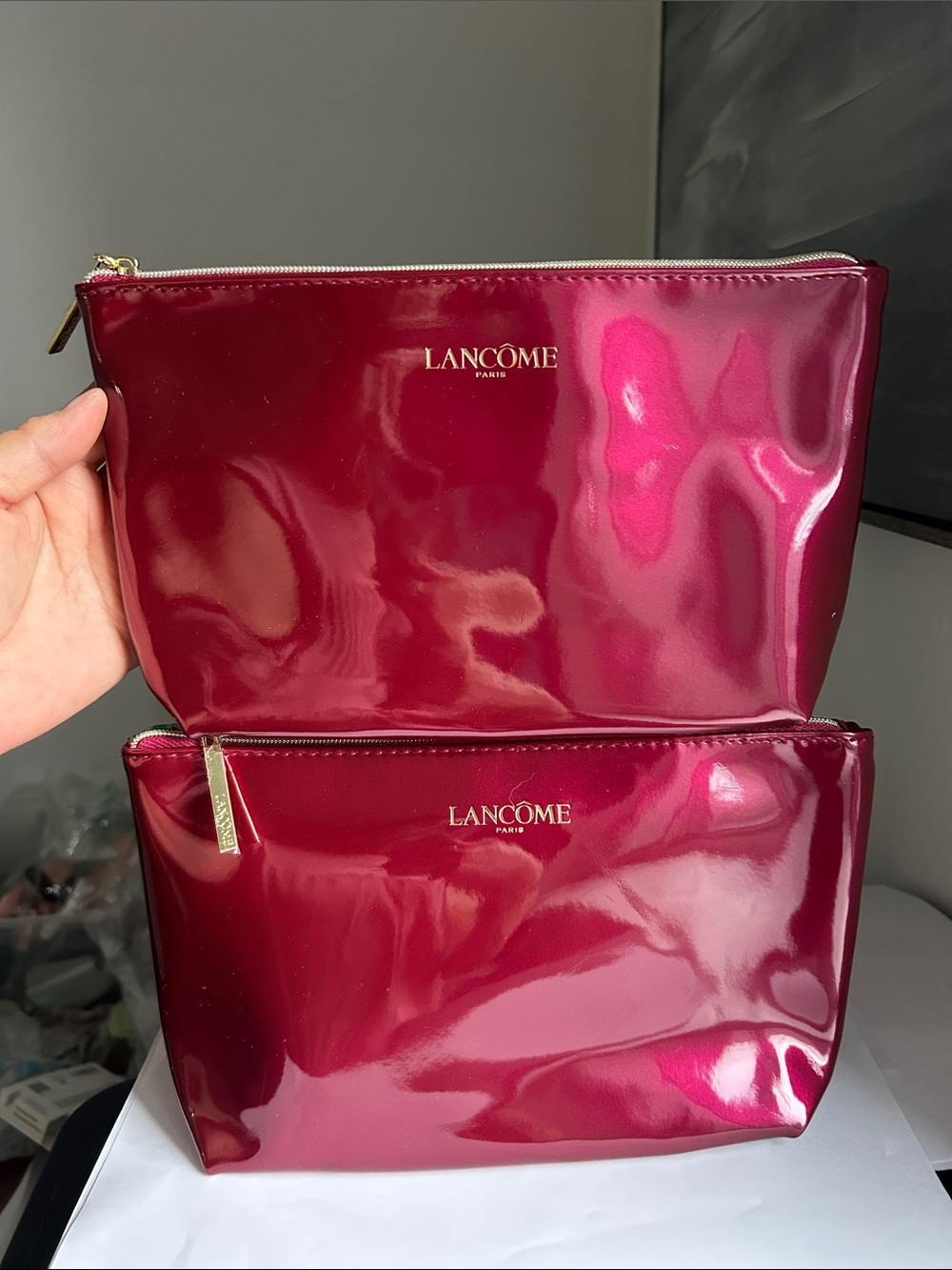 2/$10 Lancôme cosmetic bags